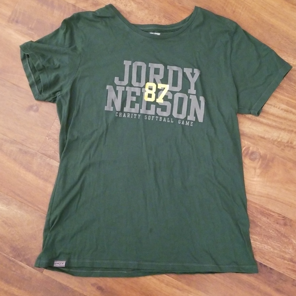 Jordy Nelson tshirt - large
